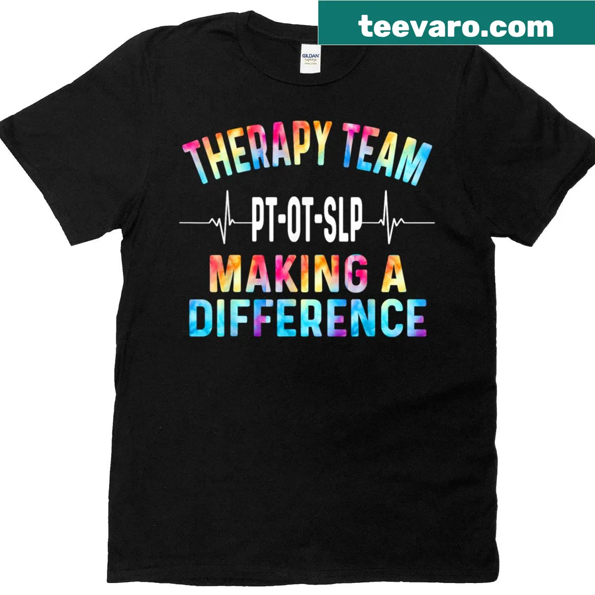 Therapy Team Rehab Week T-shirt with humorous text — on a men's t-shirt