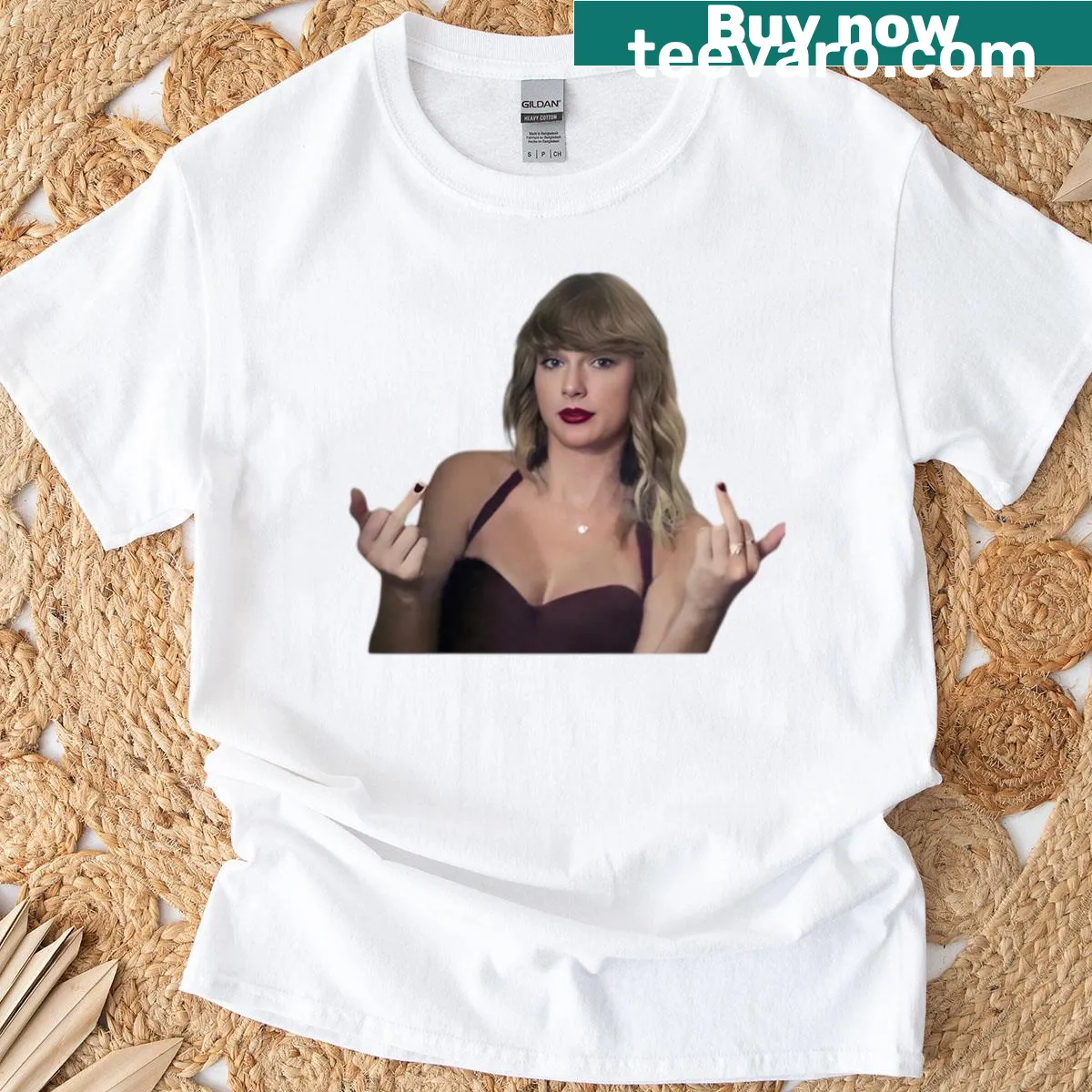 Bold typographic graphic t-shirt featuring Tlr Wift — on a men's t-shirt