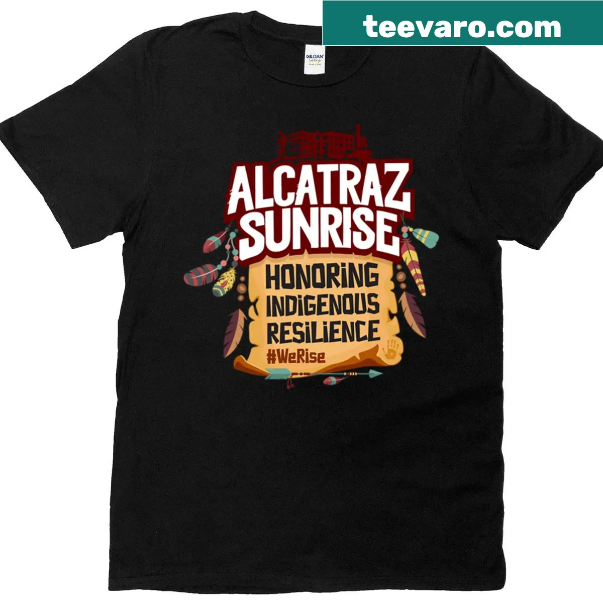 Funny T-shirt with 'Unthanksgiving Day' phrase in bold typography — on a men's t-shirt