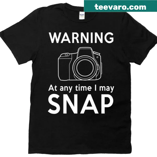 Edgy Warning t-shirt with humorous graphic
