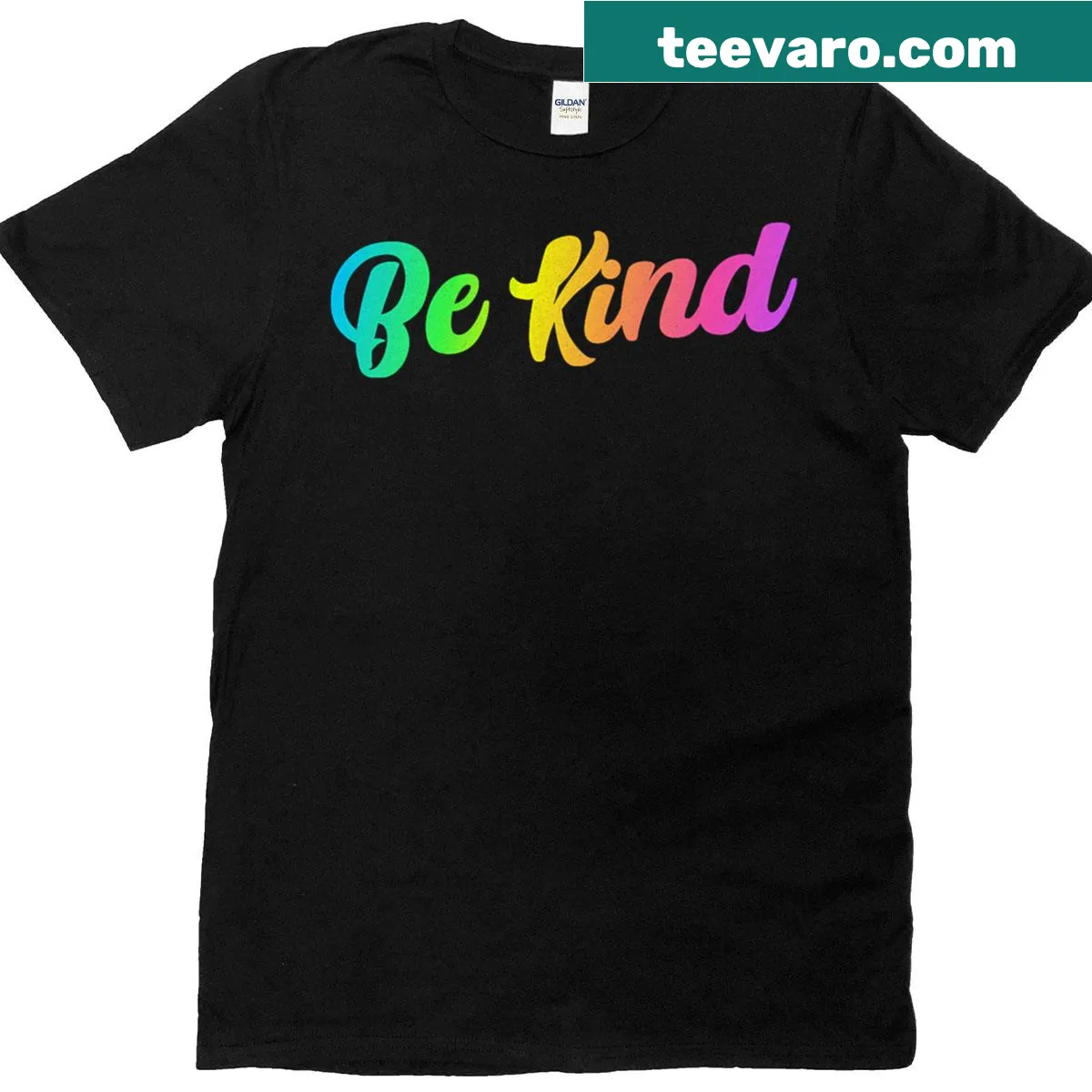 Inspiring kindness t-shirt with motivational message design — on a men's t-shirt