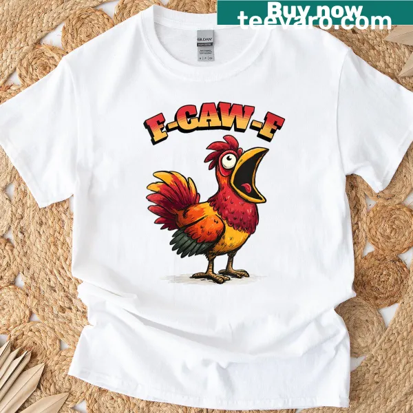 Funny chicken humor t-shirt with a clever pun