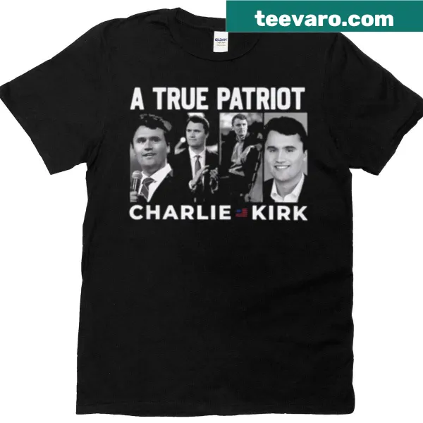 Patriotic design on a T-shirt featuring a strong message.