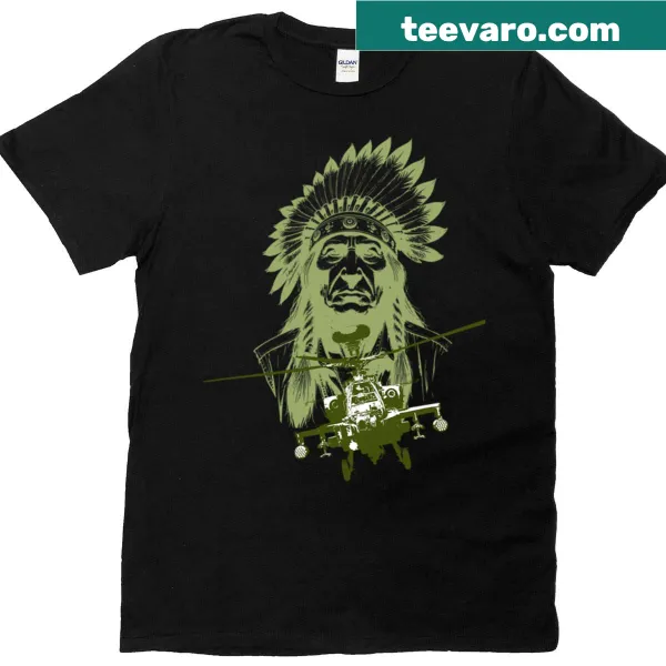 Illustration of a helicopter on a T-shirt