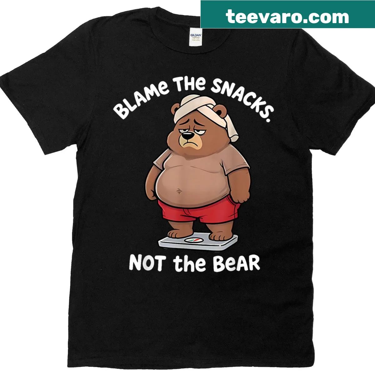 Funny gym t-shirt with a humorous workout message — on a men's t-shirt