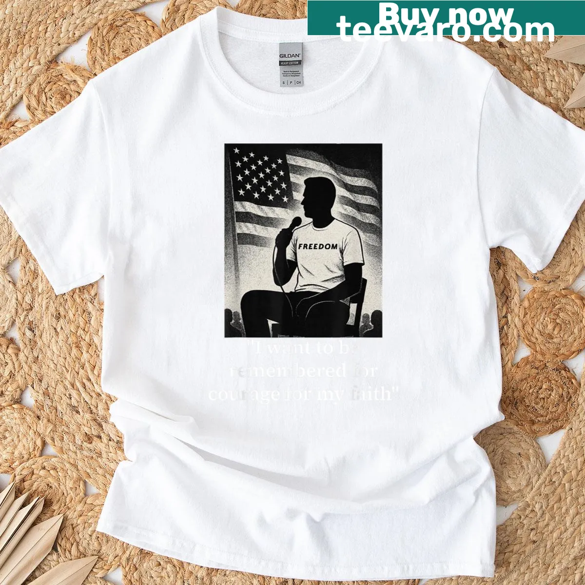 Nostalgic T-shirt referencing Charl1e K1rk for fans — on a men's t-shirt