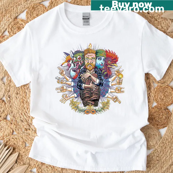 Illustrative T-shirt reflecting the charm of rural life