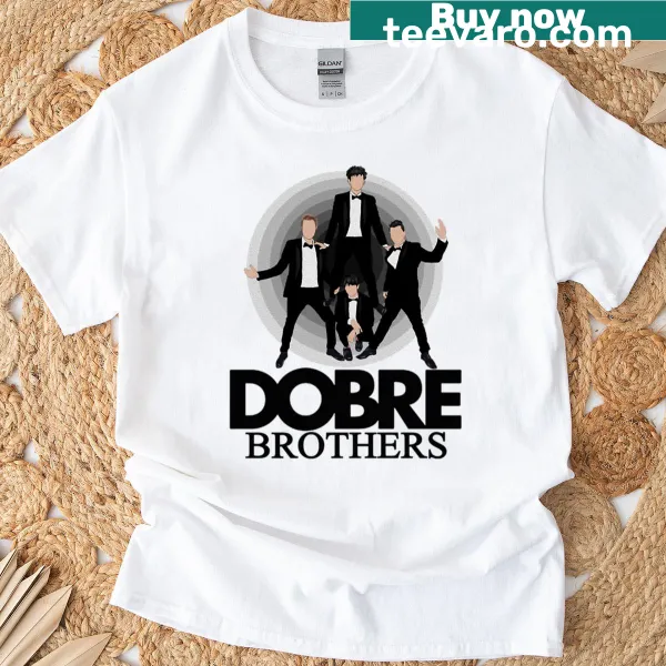 Dobre Brothers T-shirt featuring a playful graphic design.