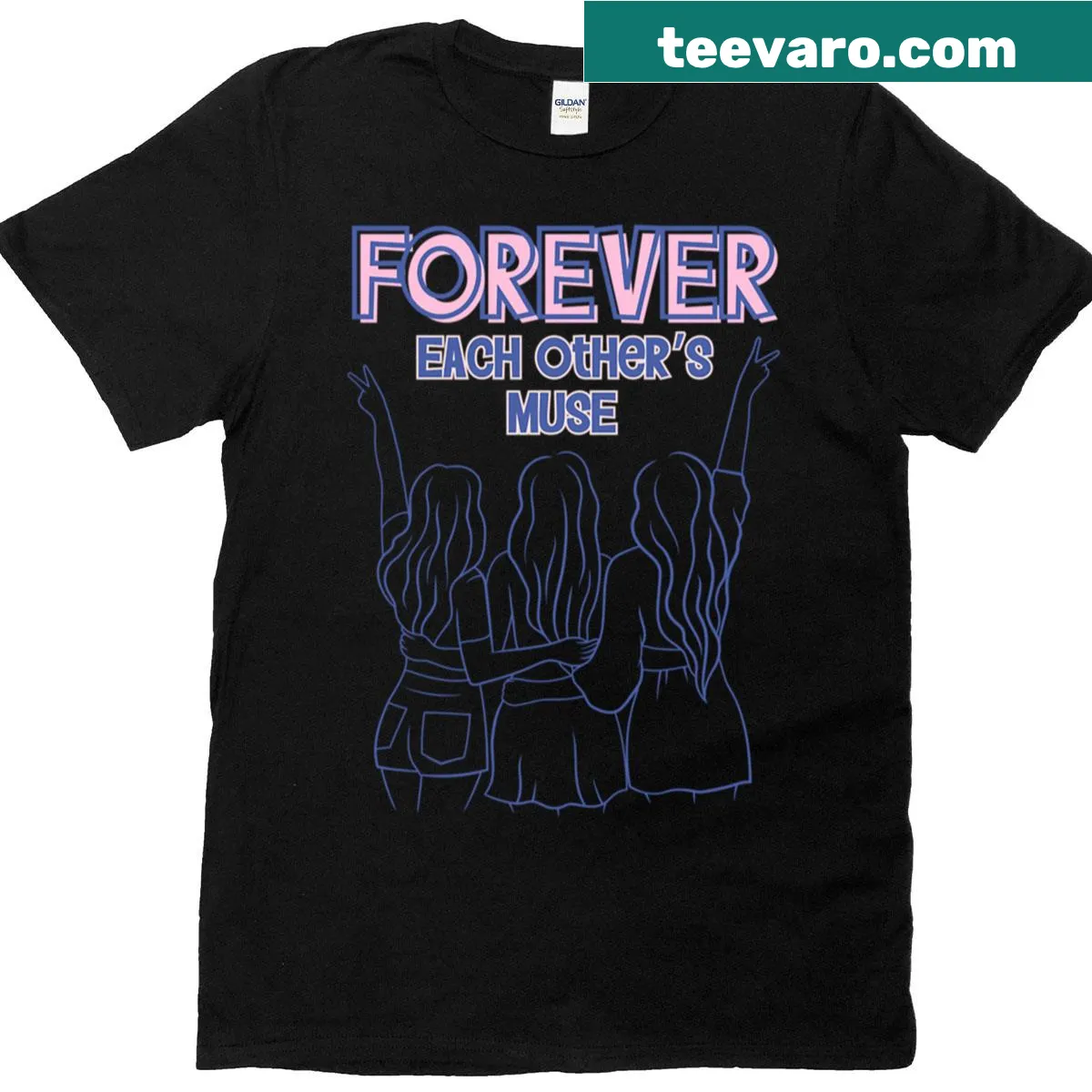 T-shirt celebrating best friendship with inspirational text — on a men's t-shirt