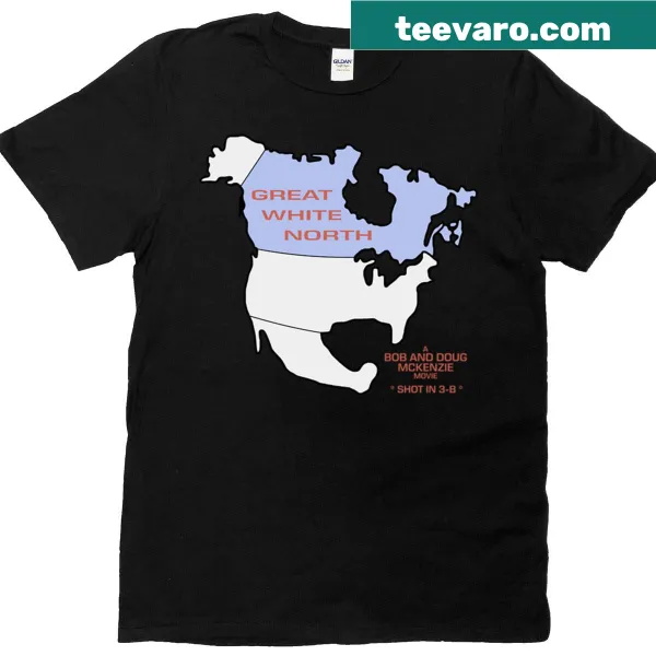 Oversized T-shirt featuring Bob and Doug McKenzie from Strange Brew.