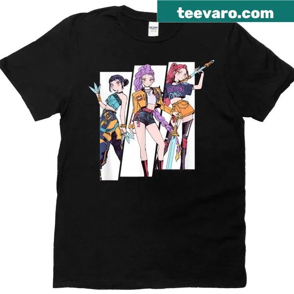 Manhwa-style Halloween t-shirt with illustrated spooky panels