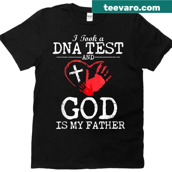 Inspirational Christian t-shirt with text about faith