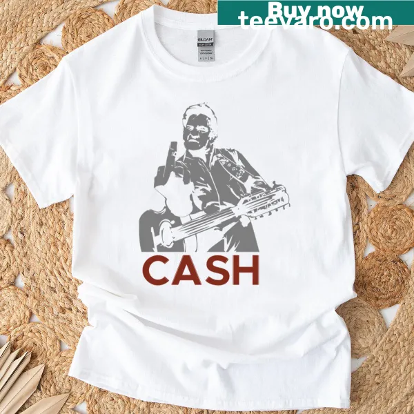 Distressed t-shirt featuring the playful phrase 'Johnny Finger'