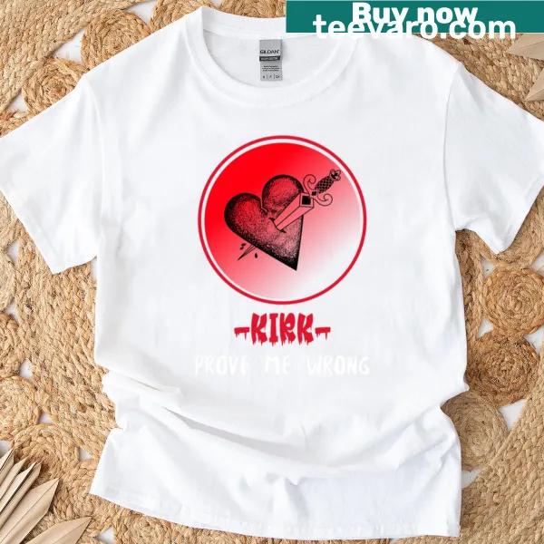 Provocative T-shirt with the phrase 'Prove Me Wrong' in bold typography.