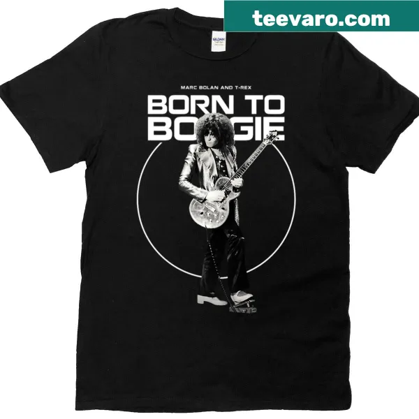 Tribute t-shirt featuring Marc Bolan illustration