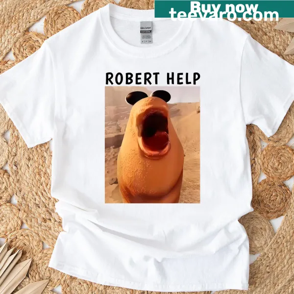 Funny meme graphic featuring Marcus The Worm on a t-shirt