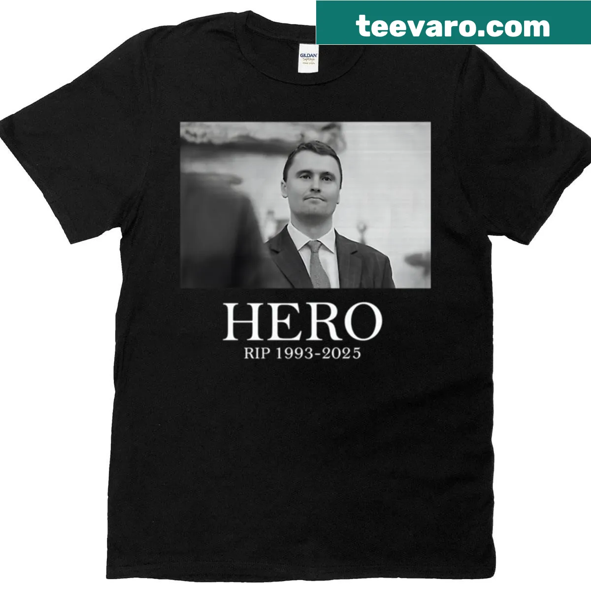 Funny political commentary T-shirt featuring meme-inspired text — on a men's t-shirt