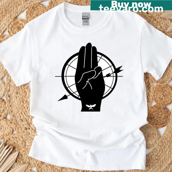 Mockingjay Support t-shirt featuring bold typography
