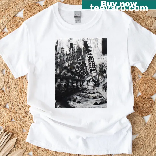 Oversized T-shirt with a bold Parliament of Shadows design