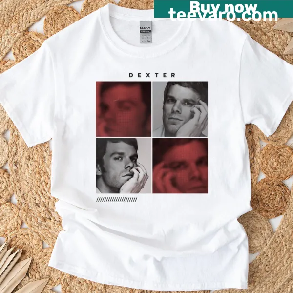 Retro Dexter character design on T-shirt