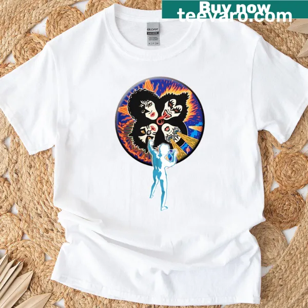 Illustration of a Starman resisting the headlining act on a T-shirt