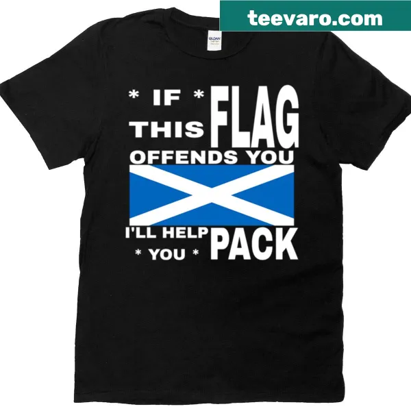 Oversized t-shirt featuring Scottish culture and symbols