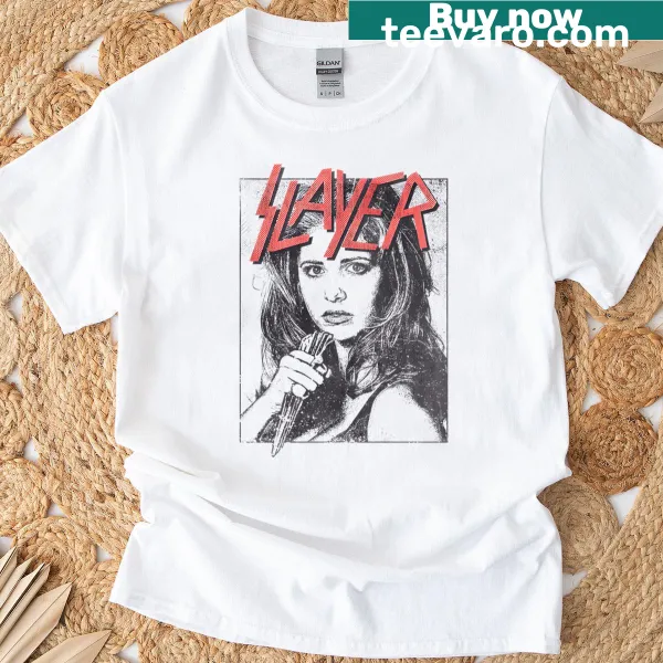 Buffy the Vampire Slayer silhouette T-shirt inspired design