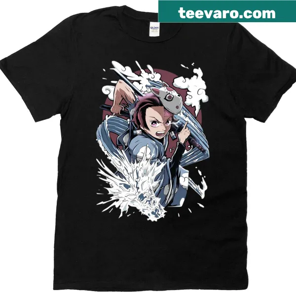 Illustrative T-shirt featuring Tanjiro Kamado from anime
