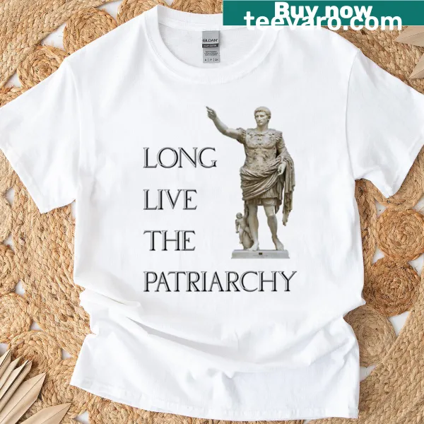 Oversized t-shirt with bold text supporting traditional values