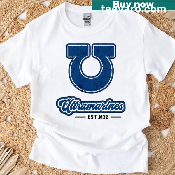 Oversized T-shirt featuring the Ultramarines logo