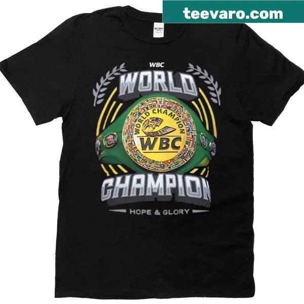 T-shirt featuring the WBC Champion boxing logo