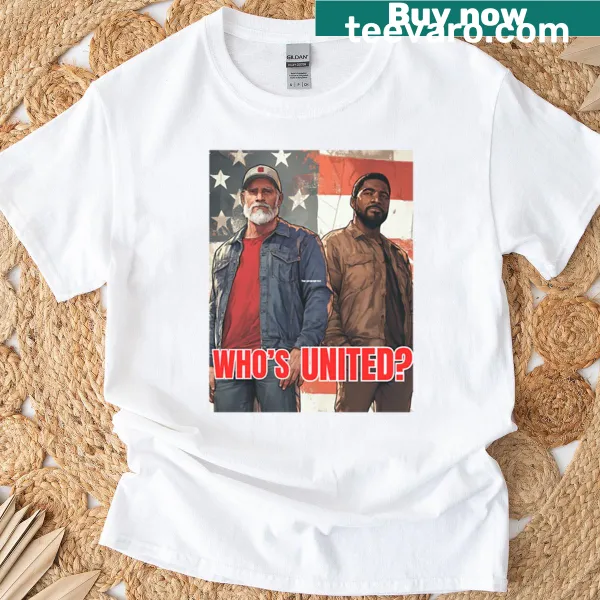 Funny t-shirt with the phrase Whos United