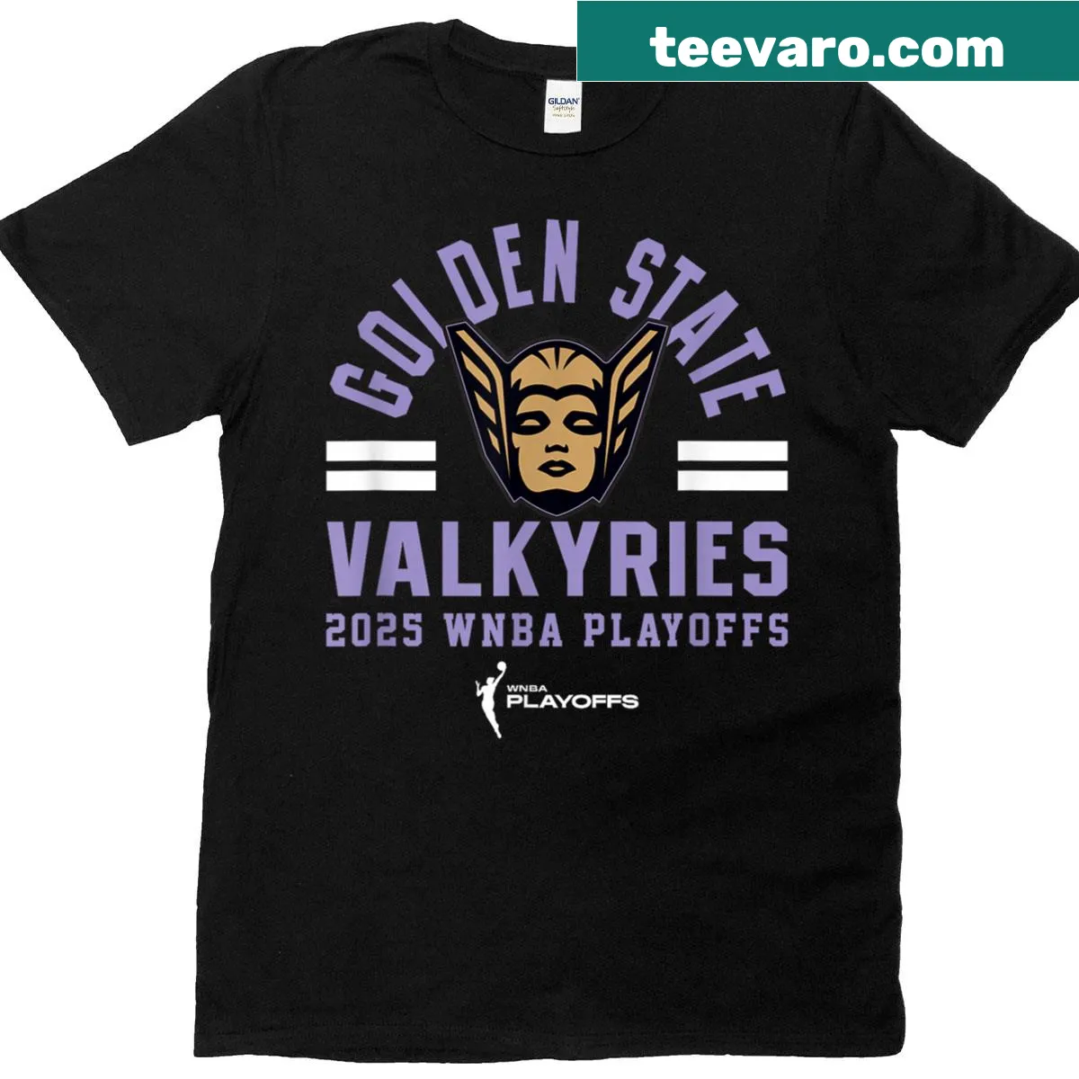 Official WNBA Golden State Valkyries t-shirt for playoffs — on a men's t-shirt