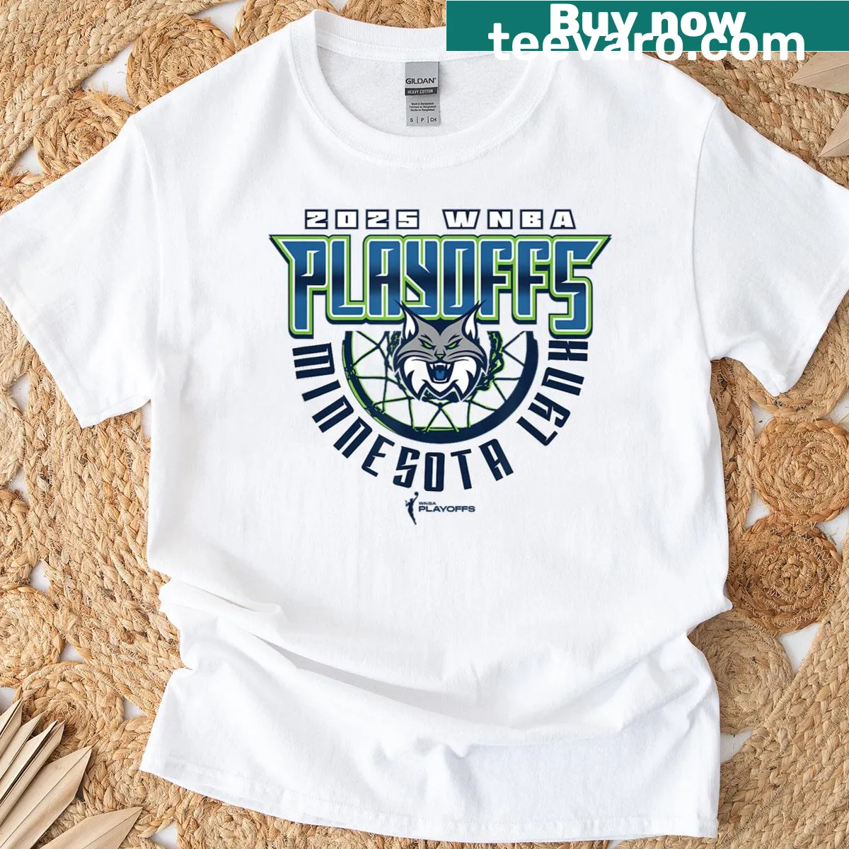Official Minnesota Lynx T-shirt for the 2025 playoffs — on a men's t-shirt
