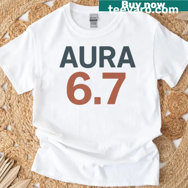 Funny gamer meme T-shirt about aura farming