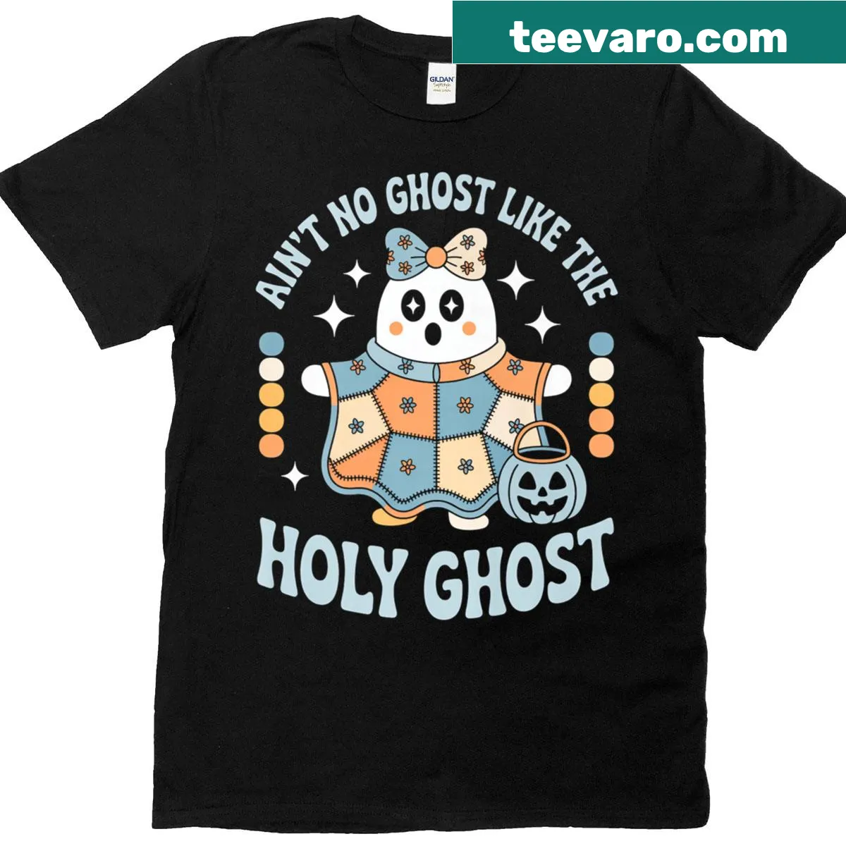 Cute t-shirt with a humorous message about the Holy Ghost — on a men's t-shirt