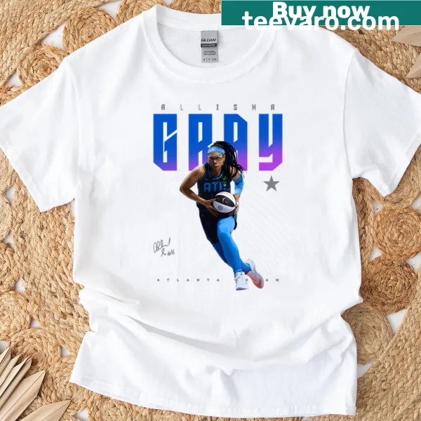 Allisha Gray Atlanta Dream T-shirt featuring her name