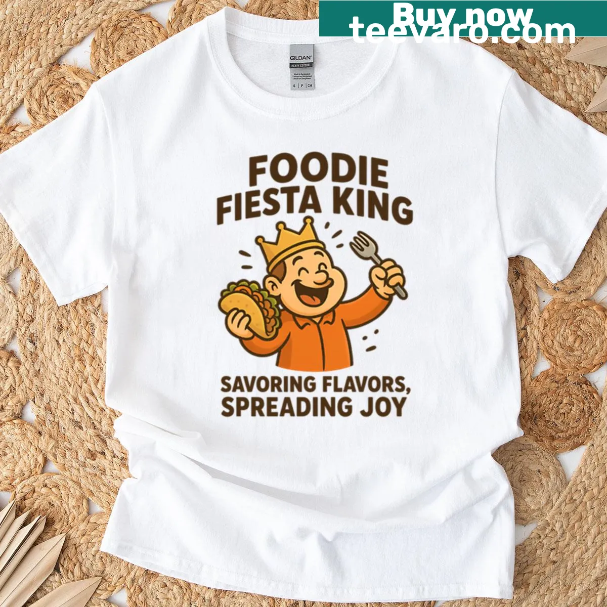 Illustration of a burger-themed superhero with 'Burger King Of Justice' text — on a men's t-shirt