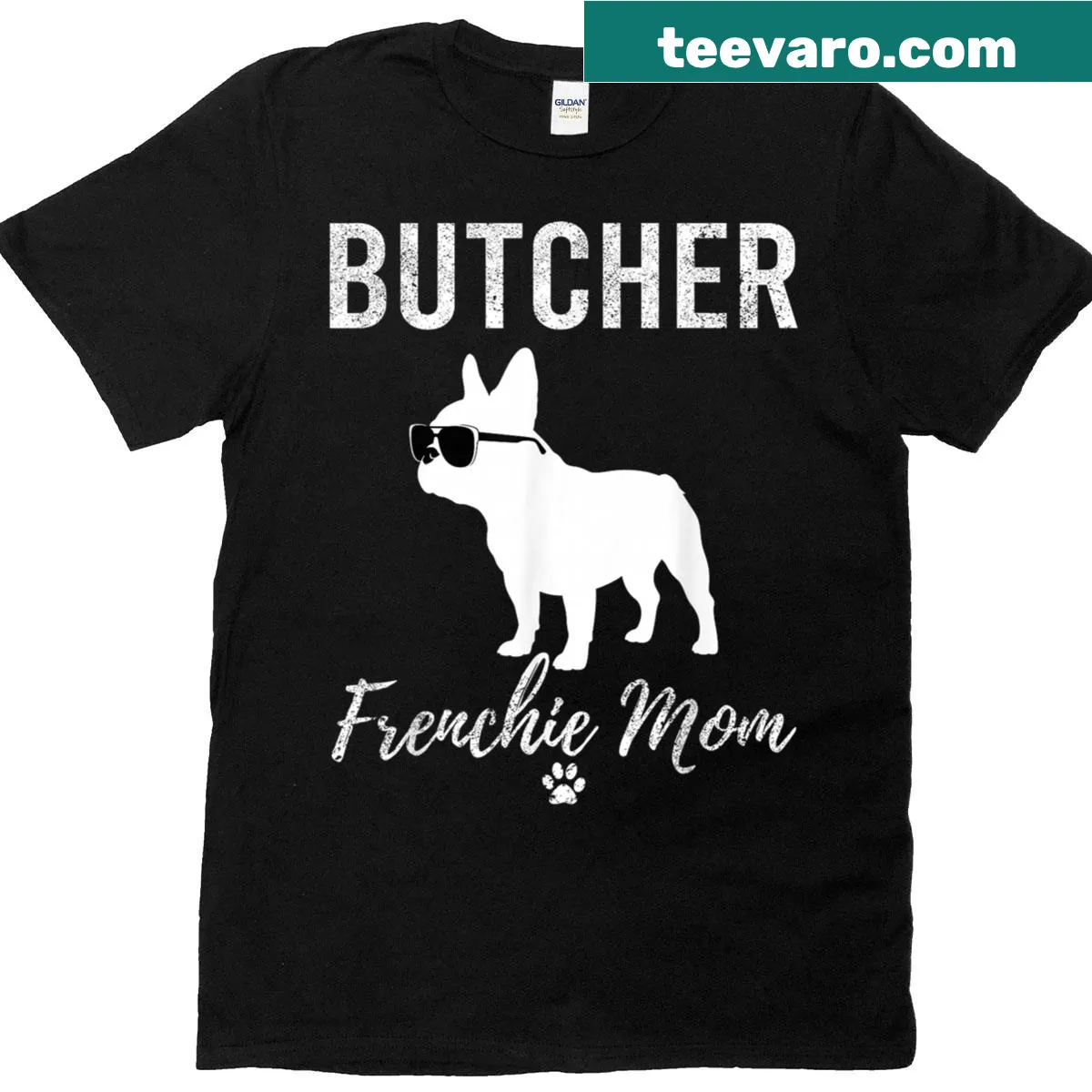 Funny T-shirt for dog lovers featuring a humorous saying about French Bulldogs — on a men's t-shirt