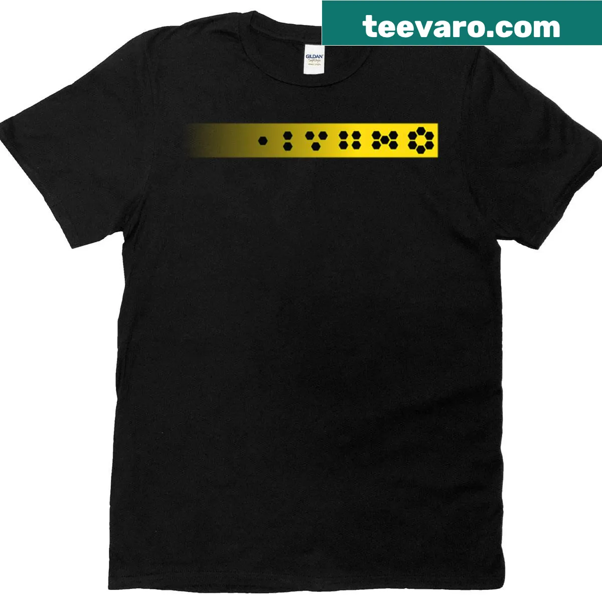 Bold t-shirt featuring graphics inspired by Citizen Sleeper 2 game themes — on a men's t-shirt