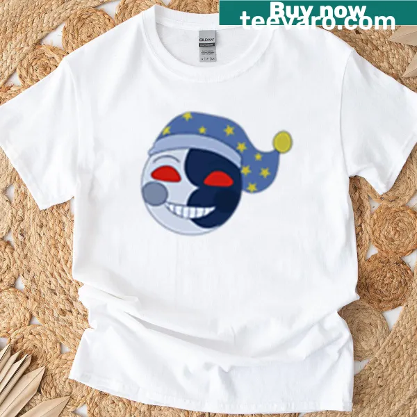 Illustration of Moon from Fnaf Security Breach on T-shirt