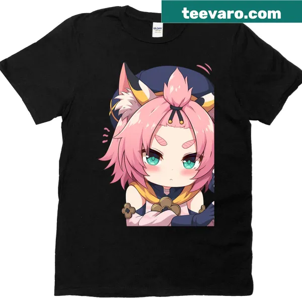 Chibi Diona design T-shirt from Genshin Impact