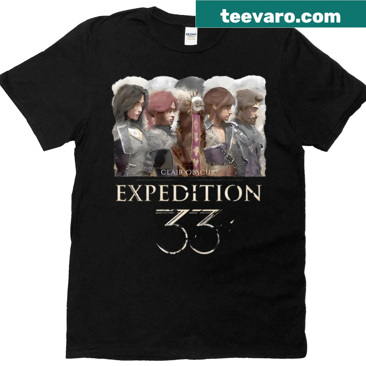 Limited edition sci-fi characters art on a T-shirt — on a men's t-shirt