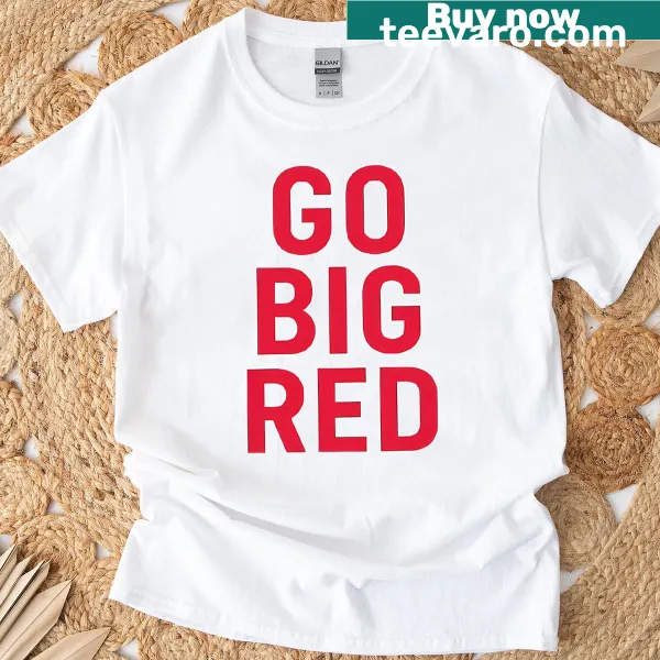 Nebraska Huskers Game Day T-shirt with 'Go Big Red' text
