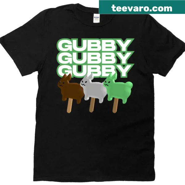 Roblox-themed t-shirt featuring Gubby Pops in a fun design