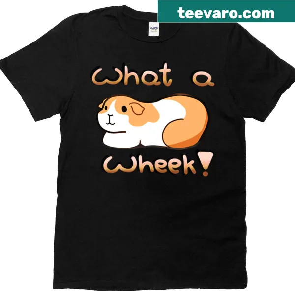 Funny guinea pig shirt with the phrase What A Wheek