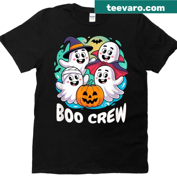 Cute Halloween shirt with friendly ghosts