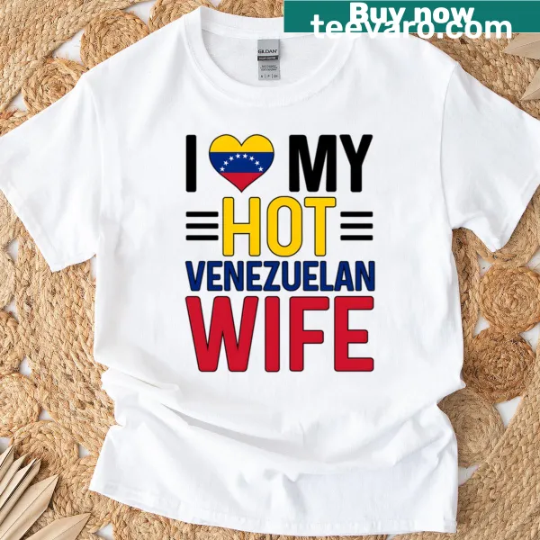 T-shirt expressing affection for a Venezuelan husband with playful text