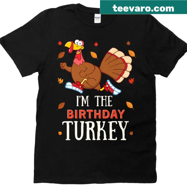 Funny Thanksgiving T-shirt with cute turkey design