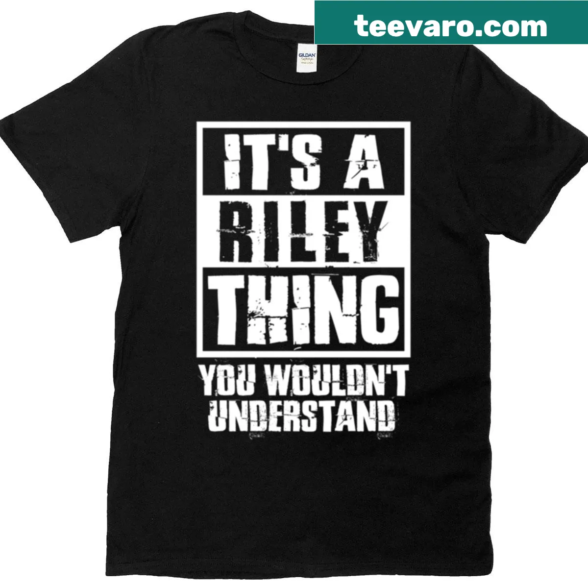 Playful shirt proclaiming 'It's A Riley Thing' — on a men's t-shirt